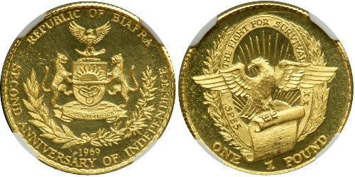 1 Pound 比亚法拉共和国 (1967 - 1970[1]) 金 